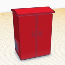 electrical cabinet architecture cupboard electric 1 43 3d print model - Mito3D
