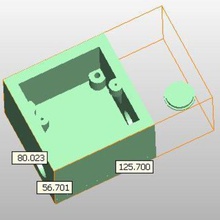 elettrico scatola superficie 80x80mm casa box protrusione petg+ 3d print model - Mito3D