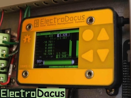 electrodacus sbms0 wall mount electronics enclosure solar system 3d print model - Mito3D