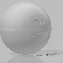el electrodo art pokemon pokeball eléctrico la bola 3d print model - Mito3D