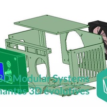 eletrônico de caso arduino mega 2560 rampas 14 lcd 2004 3d sistemas modulares ferramenta habitação lcd2004 3d print model - Mito3D