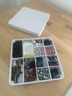 elektronisch Komponenten Box Lager Elektronik Organisation transportabel stapelbar 3d print model - Mito3D