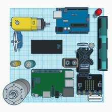 eletrônico componentes componente pacote partes Ferramentas 3d print model - Mito3D