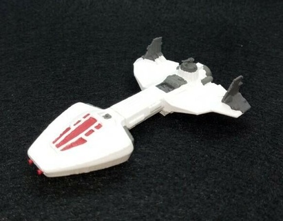 elektronisch Star Vogel Modell Spielzeug Sternenvogel Raumschiff retro 70s 80s 3d print model - Mito3D