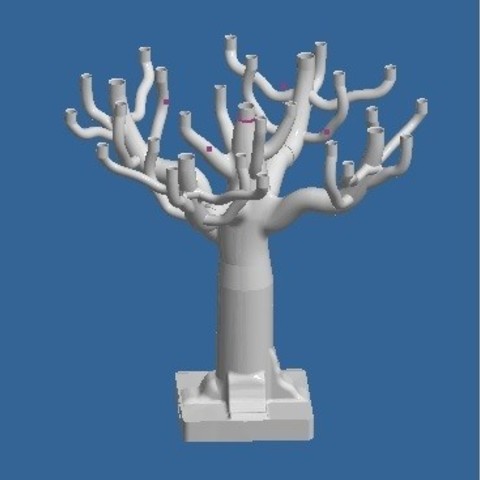 electronic tree 2016 solar energy architecture 3D print model - Mito3D