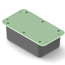 Elektronik-Gehäuse Befestigungslaschen tool box 3d print model - Mito3D