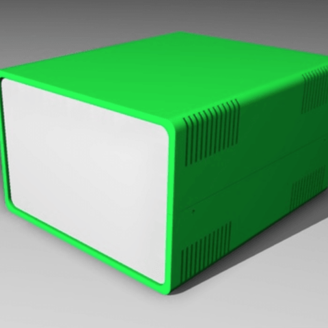 electronics hobby box gadget enclosure project 3D print model - Mito3D