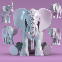 elefante - elephant 3d print model - Mito3D