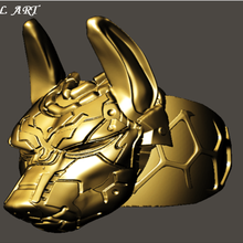 elegant anubis jewel ring jewellery rings art model 3d print model - Mito3D