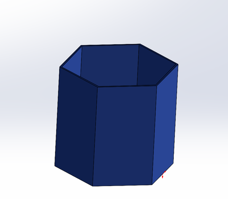 zarif çokgen vazo ev basit 3d print model - Mito3D