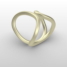 elegante anillo la joyería un mínimo de simple 3d print model - Mito3D