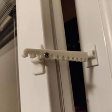 elegant window latch dont require holes windows frame home ventilation household 3d print model - Mito3D