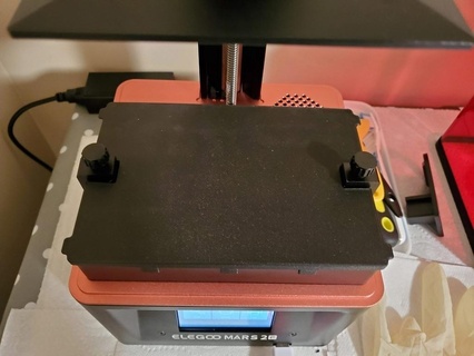 elegoo mars 2 pro vat cover cutout 3d printer accessories 3d print model - Mito3D