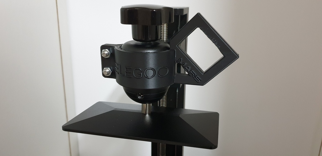 elegoo mars angled plate holder dripper fdm printers - rigid less supports angle 3d printer accessories 3D print model - Mito3D