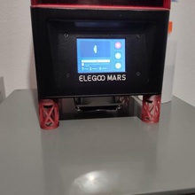elegoo mars ayaklar yok çeşitli Mart sla ayak futbol Eyfel 3d print model - Mito3D