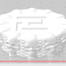 elegoo mars shortened build plate knob gadget photon pro skull 3d print model - Mito3D