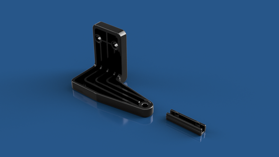 Elegoo Netuno 4 pró t bar filamento sensor monte slot inserir 3d print model - Mito3D