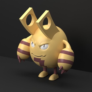 Elekid Pokémon mega Charizard pok seg anime homem bastão brinquedo flexi aborrecido eevee guerra estrelas yoda Dragão 3d print model - Mito3D