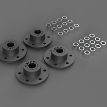element rc knightrunner wheelhubs narrow 3d print model - Mito3D