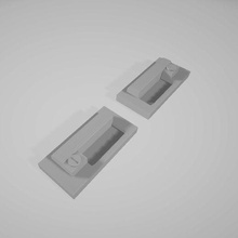 element rc sendero hd - door handles enduro axial trx4 3d print model - Mito3D