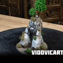 elemental creature art dnd mini dungeons dragons earth fantasy giant lord rings medieval monster stone tabletop troll vidovic vidovicarts arts wargaming warhammer creatures 3d print model - Mito3D