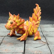 elemental miniature 28mm 32mm d&d pathfinder dnd dungeons and dragons miniatures tabletop fire flame resin figurines ttrpg monster fantasy toy sla 3d print model - Mito3D