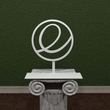 elementary os logo art signs logos stand sign pc httpselementaryio emblem computer apps 3dpicks 3d print model - Mito3D