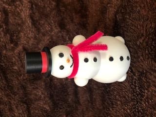 eleni snowman - 7 24 21 christmas frosty holiday jwizard decorative 3d print model - Mito3D