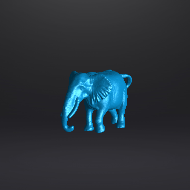 elefante animais figura 3D print model - Mito3D