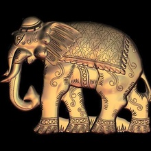 el elefante arte 3d print model - Mito3D