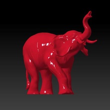 l'éléphant art jannie animaux la nature l'afrique 3d print model - Mito3D
