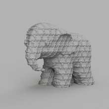 fil Sanat hayvan hayvanat bahçesi Çiftlik trompe safari 3d print model - Mito3D