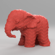 l'éléphant art animal zoo ferme trompe safari 3d print model - Mito3D