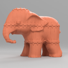 elefante arte animale zoo azienda agricola trompe safari 3d print model - Mito3D