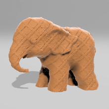 fil Sanat hayvan hayvanat bahçesi Çiftlik trompe safari 3d print model - Mito3D