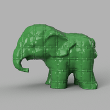 elefante arte animale zoo azienda agricola trompe safari 3d print model - Mito3D