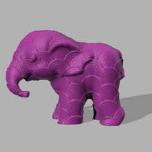 elephant art animal zoo farm trompe safari 3d print model - Mito3D