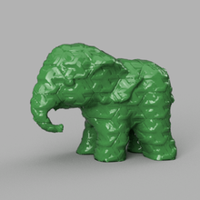 elefante Arte granja animal zoo trampa safari 3d print model - Mito3D