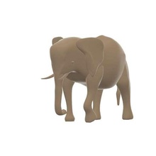 elephant animals subject 3d print model - Mito3D