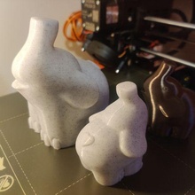 elefante Boda favor 3d print model - Mito3D