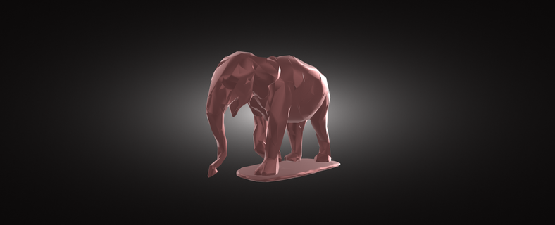 elefante animales naturaleza 3d print model - Mito3D