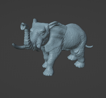 elefante arte animale animali Leone giungla foresta pace verde scacchi natura fuori deco design 3d print model - Mito3D