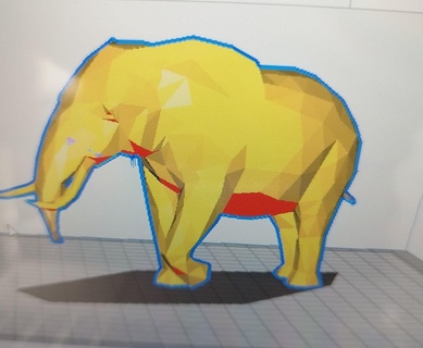 Elefant Tiere Deko Kunst Zoo Safari Afrika 3d print model - Mito3D