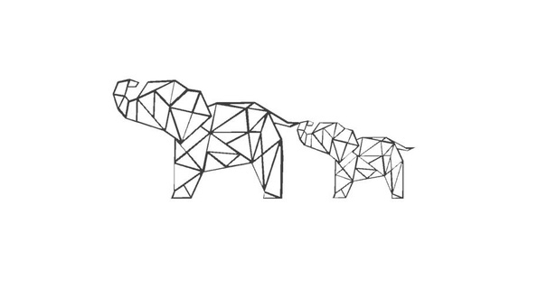 fil dekorasyon dekor 2d iç tasarım Sanat inek anahtarlık amblem kolye logo aksesuar geometrik hayvan kuş 3d print model - Mito3D
