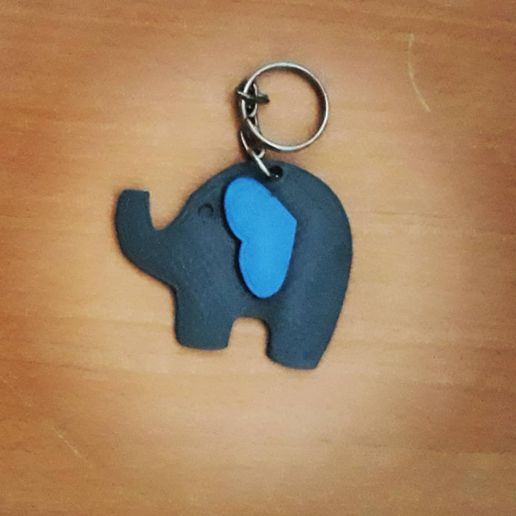 elefante bambino doccia souvenir poli 3D print model - Mito3D