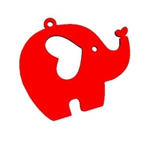 elefante bebê chuveiro v1 arte 3d print model - Mito3D