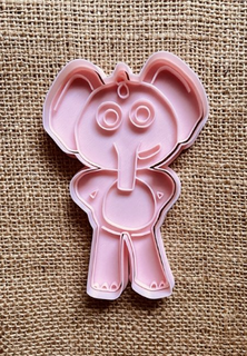 l'éléphant blas biscuit coupeur coupeurs biscuits 3d print model - Mito3D