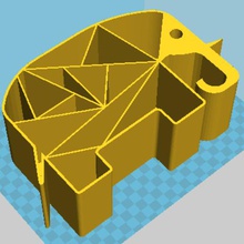 elephant-box home 3d print model - Mito3D