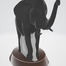 elephant puzzle de natal kit jogo quebra-cabeça novo criança elefante divertido 3d print model - Mito3D