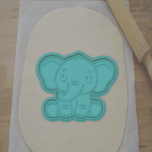 elephant cookie cutter 3d print model - Mito3D